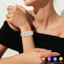 LIGE Fashionable New Smart Bracelet, Screen-Less Design, Waterproof, Multiple Exercise Modes, Exercise Tracking Records, Sleep Monitoring - Beige F - View 2