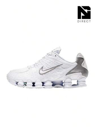 Nike Shox TL White Metallic Silver – Men's Lifestyle Sneakers – Shoes For Man -Vintage-Autumn & Winter-Inspired Running Shoes, Shock-Absorbing Comfort, Gym To Streetwear Casual Wear - Prefect Thanks Giving Day & Chrismas Gift – AV3595 100