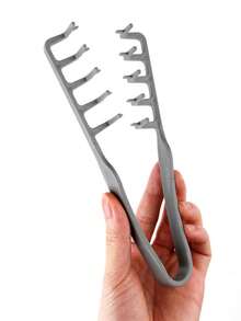 Men's Wide-Tooth Oil-Head Comb With Double Teeth Foldable Beard Brush, Travel-Portable Women's Fine-Tooth Straight Hair Comb 2-In-1 Brush