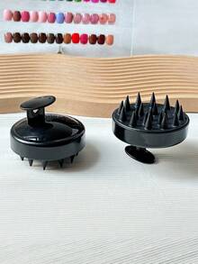 Spazzola per il lavaggio dei capelli in silicone, spazzola per massaggiare il cuoio capelluto per la pulizia e il relax