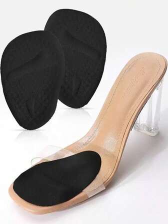 1双女士跖骨垫，后跟垫，足底减震垫，舒适通用尺寸，适用于女士鞋