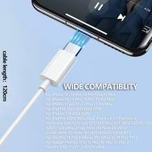 FCV 1副USB-C接口耳机，内置线控，有线耳机，低音增强，Type-C接口，120mm线长，兼容 17/16/15、安卓手机和笔记本电脑，公对公连接器，支持音乐和通话控制 - 白色 - 查看 3