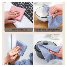 Ultra-Fine Fiber Cleaning Cloth, Boxed Reusable Cleaning Towels, Multi-Purpose Ultra-Fine Fiber Towels, Cleaning Rags And Lint-Free Wipes - Multicolor - View 6