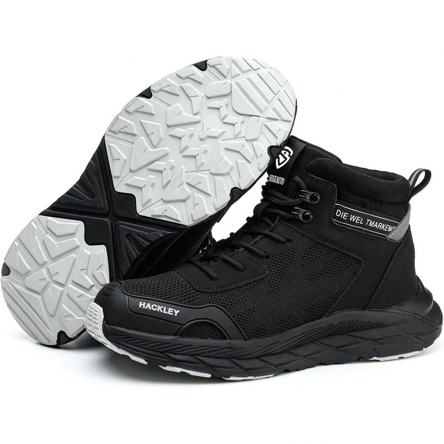 SEGURITO Zapatos de  con Punta de Acero para Hombre, Mujer Anti Deslizante Calzado de Trabajo, Anti Aplastamiento Comodos Zapatos de Acero, Ideal para Industria Construcción - 24,0 centímetros - Ver 1