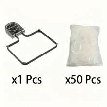 1个强力吸盘式厨房水槽过滤器 - 一次性厨房滤网，防止堵塞，耐用PET材质，适用于剩菜剩饭和垃圾，厨房用品，厨房配件，厨房工具