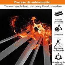 Conjunto de Archivos, Juego de Limas y Escofinas de 19 Piezas de Equipaje de Mano, Kit de Limas Multiusos Incluye Aguja, Plana, Redonda, Semiredonda, Triangular y cepillo, 4x 200mm, 14x 110mm(default) - Multicolor - Ver 7