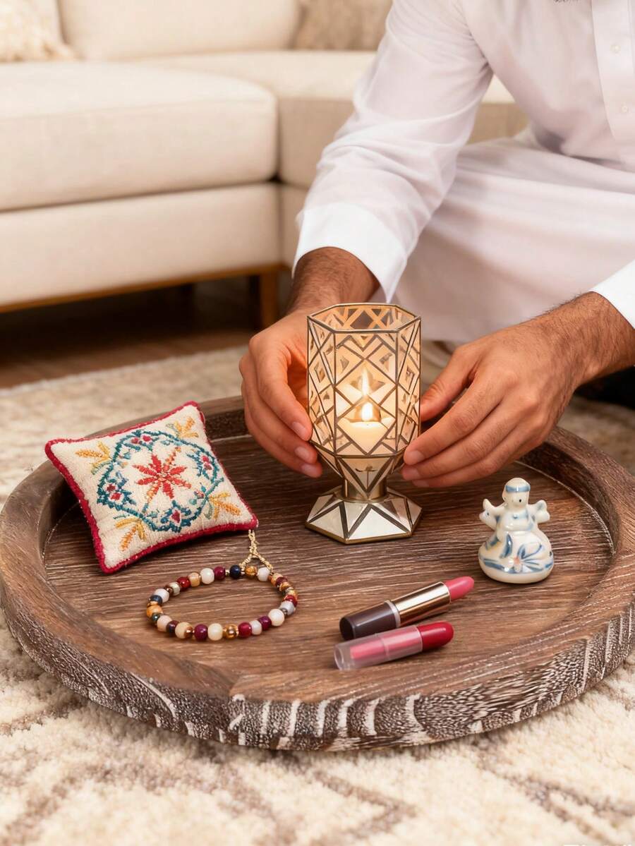 1pc Round Tortoise Tray, Decorative Bathroom Tray, Tortoise Display Tray, Serving Platter Tray, Perfume Tray, For Cosmetics, Jewelry, Skincare Products Storage