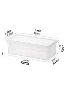 1pc Clear Storage Box, Gender Reveal Party, Perfect For Birthdays, Weddings, Parties, The Perfect Gift For Colleagues, Friends, And Family, Back To School - Clear - View 8
