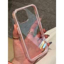 Fall/Halloween Elegant Calla Lily Flower Print Pattern Transparent Protective Phone Case, Suitable For Women, Compatible With IPhone 16 Pro/16 Pro Max/16/15 Pro Max/14/14 Pro Max/13/12/12 Pro/11/11 Pro Max/15 Pro/13 Pro/14 Plus - Pink - View 5
