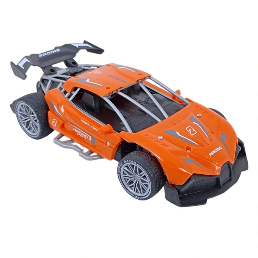 Coche de carreras de control remoto. - Naranja - Ver 1
