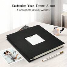 Album ảnh tự dính cỡ lớn 20 tờ/40 trang Album ảnh kệ sách tự làm cho bé, gia đình, kỷ niệm, lưu trữ ảnh cưới - Nhiều màu - Xem 4