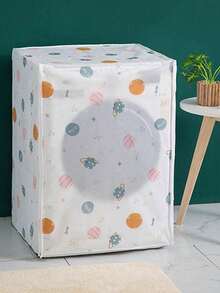 Zippered Washing Machine Dust Cover, Waterproof Protective Cover For Automatic Washing Machine, Front Load And Top Load, Home Appliance Dust Cover