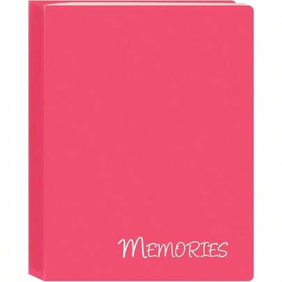 Pioneer Photo Albums I-46M/PK 36 Pockets Hold Memories Mini Photo Album Pink 4" X 6"