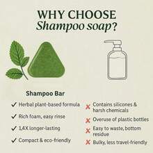 天然草本洗发皂 - 蕴含柏树、人参及植物萃取精华 - 温和清洁、滋养并焕活秀发 - 精美礼盒包装，适合各种场合 - 内含起泡网 - 綠色 - 查看 9