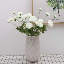 四头仿真莲花，家居装饰假花，室内仿真花装饰，多头仿真花 - 彩色 - 查看 17