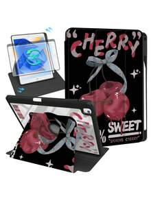 1 Pieza, Funda protectora de iPad de acrílico transparente cristalino con carcasa dura y silicona gruesa anti-colisión con función de encendido/apagado automático, ranura para bolígrafo, anti-caída y delgada, adecuada para iPad 10th/9th, Pro 11 2024/iPad 11 2025, cubierta no magnética, económica y práctica, con diseño hueco en la parte posterior para ver el logotipo, accesorio de funda protectora esencial para oficina y estudio