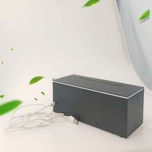 Send 3 Oils,Flame Aroma Humidifier, Essential Oil Diffuser, Night Light, Winter Dry Air Relief, Summer Aromat - 黑色 - 查看 11