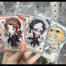 5 قطع تماثيل أكريليك الوجه - شخصيات السجين والجزار، ديكور مكتبي هدية للأصدقاء