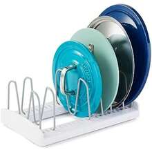 YouCopia StoreMore Organizador de tapa ajustable, estándar, color blanco(Estándar Soporte para tapa) - Multicolor - Ver 1