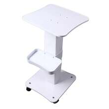 Carro de carro de belleza, carro rodante de salón de 3 niveles para salones de belleza - Blanco - Ver 1