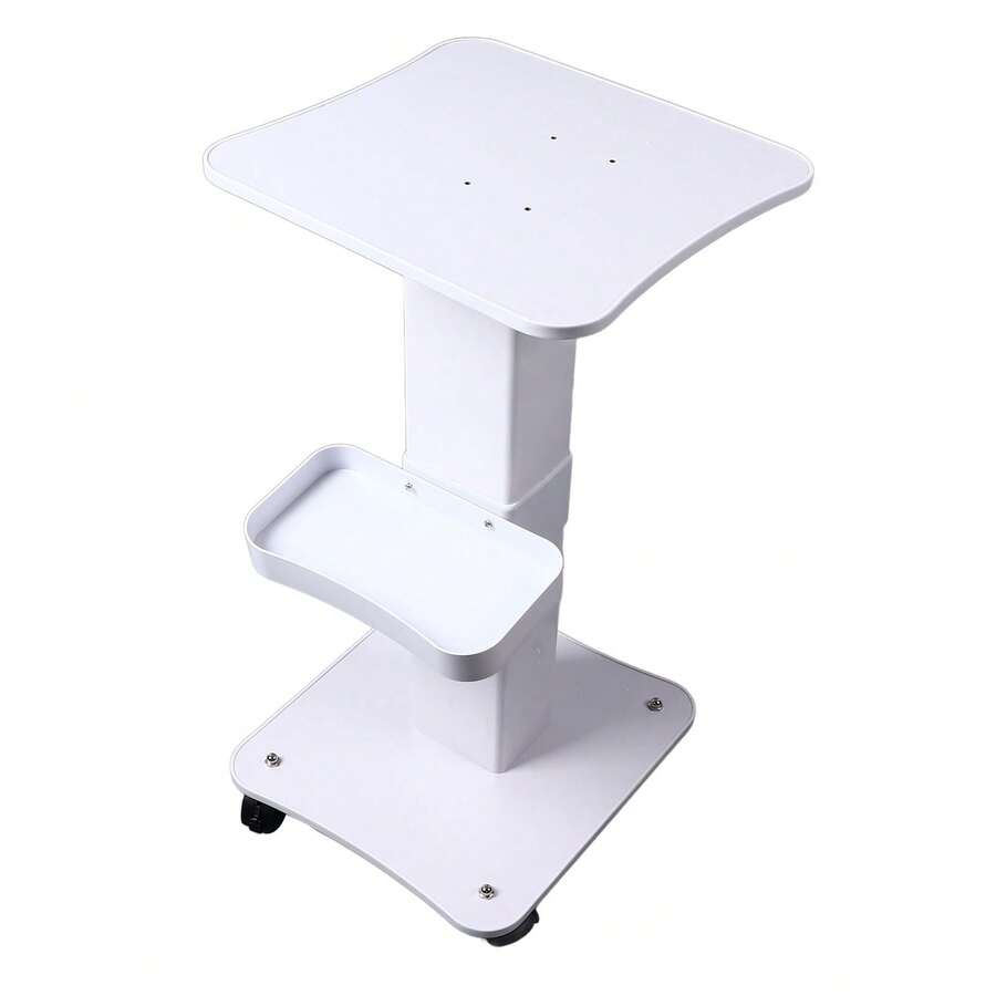 Carro de carro de belleza, carro rodante de salón de 3 niveles para salones de belleza - Blanco - Ver 1