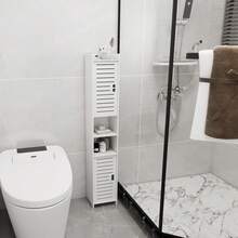 Bathroom Vanity Unit, Storage Unit, Bathroom Furniture, Multi-Purpose Storage For Living Room, Kitchen, Dining Room, White - White - View 8
