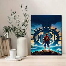 Tranh màu nước in hình nhân vật hoạt hình Zoro, Sanji, tranh anime, tranh trang trí tường chủ đề trò chơi điện tử, tranh ghép, truyện tranh, không khung. - Nhiều màu - Xem 20