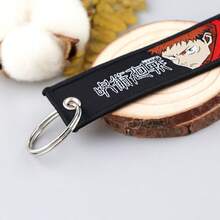 1pc Anime Gojo, Geto, Mgeumi, Yuji, Sukuna, Toge Cartoon Keychain Pendant, Fabric Keyring, Office ID Badge Holder, Phone Charm, Car Key Chain, Backpack Decoration, Gift For Students, Holidays - Multicolor - View 7