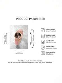 6/5件套女孩时尚优雅蝴蝶图案表盘石英表，适合女孩佩戴，可搭配蝴蝶饰品手链、项链、戒指、耳环套装，是送给女孩的生日/节日礼物，也非常适合返校、聚会、旅行等日常生活场合。毕业季、情人节和圣诞节送给女孩的完美礼物。 - 彩色 - 查看 11
