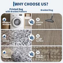 Simple Kitchen Modern Home Decor Area Rug Soft Non Slip Stain Resistant Carpet Thin Non Shedding Printed Floorcover Low Pile Bordered Entrance Runner Rug Washable Easy To Clean Mat Throw Rug For Laundry Living Room Hallway Bathroom Bedroom Dinning Room - 灰色 - 查看 6