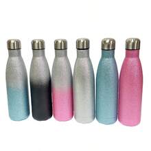 Botellas de agua aisladas para exteriores - Plateado - Ver 2