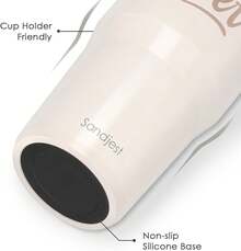 Pink Bow Stainless Steel Straw Lid Tumbler 30oz With Carry Handle For Women Girls, Insulated Travel Coffee Cup, Gift For Sports Outdoor Workout Christmas Birthday - 媽媽 1 - 查看 3