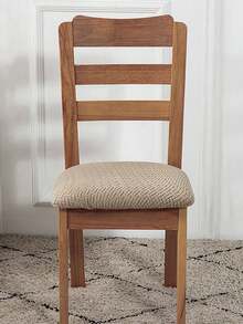 1/4 Stücke Stuhlsitzbezüge, dehnbar, staub- und wasserdicht, geeignet für Esszimmer, Wohnzimmer, Schlafzimmerstühle - Khaki - Übersicht 5