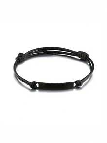 1 Pieza de pulsera de acero inoxidable personalizada con grabado láser. Es un regalo de uso diario adecuado tanto para hombres como para mujeres. Es simple, casual, personalizable y único. Es un regalo ideal para él/ella, novio, novia, padre, madre, miembros de la familia y amigos en aniversarios, cumpleaños y ceremonias de graduación. - Multicolor - Ver 12