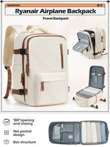 Zaino per laptop da 14 pollici, zaino da viaggio per piccole imprese da donna con più tasche, adatto per laptop da 14 pollici, design impermeabile, adatto per viaggi, weekend, colore nero, può essere utilizzato anche come zaino per libri, borsa da viaggio, zaino per studenti, zaino per il ritorno a scuola, regalo aziendale - Multicolore - Visualizzare 13