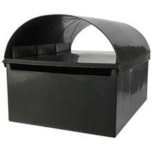 Home Leisure Paterson Post Letterbox Large Charcoal
