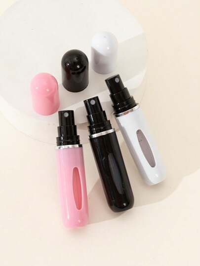 Set de 3 piezas de atomizadores de perfume de viaje recargables - Botellas de spray de colonia, atomizador portátil pequeño para dispensador de líquidos