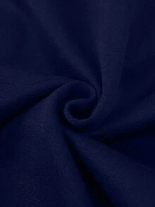 قطعة واحدة سويتشيرت كاجوال مخصص بطباعة حروف ناعم ومريح ومتعدد الاستخدامات للأولاد المراهقين، مناسب للارتداء اليومي والمدرسة والأنشطة الخارجية - أزرق بحري - مشاهدة 6