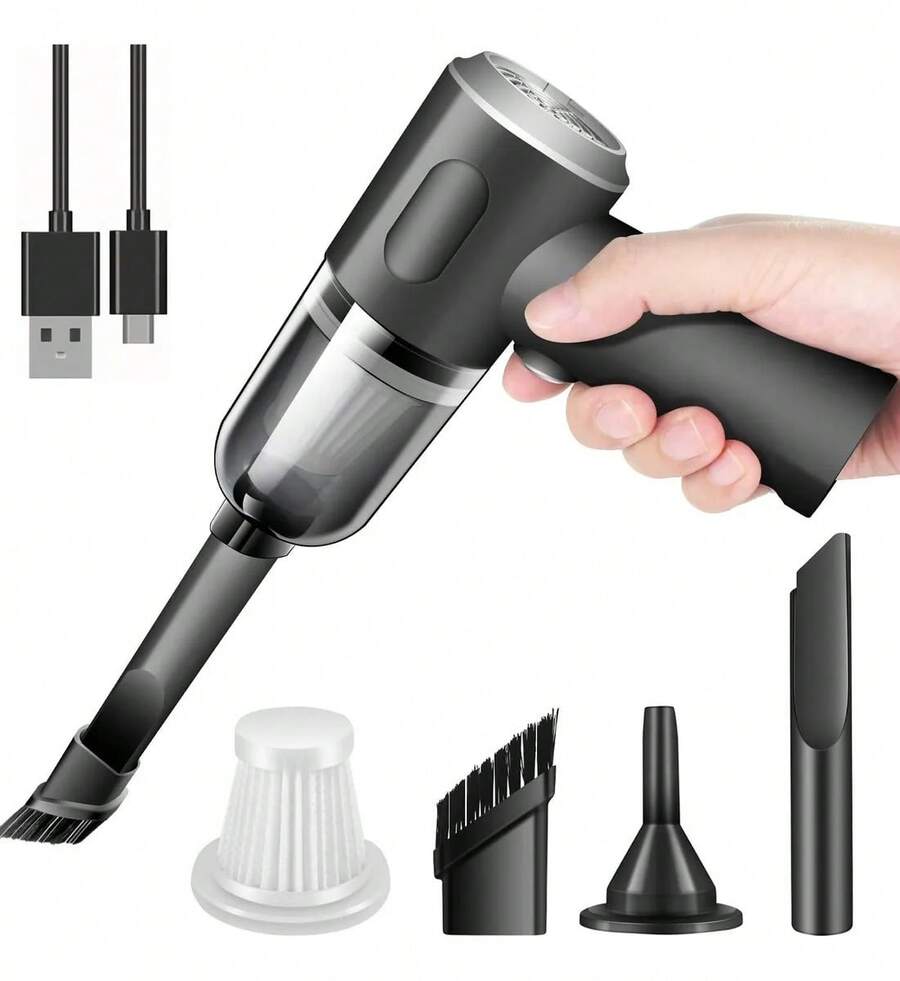 Mini Aspiradora Portátil De Mano Inalámbrica Para HoGAR, AUTO