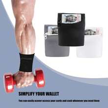 Bolsa de muñeca para deportes al aire libre, brazalete, bolsa de teléfono para el brazo, bolsa de fitness para el brazo, cartera, bolsa con correa para la muñeca, bolsa de almacenamiento para correr