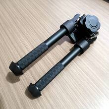 Outdoor Aluminum Alloy Tactical Portable Foldable V8 Tripod, 180 Degree Rotatable, Hunting Accessory - Black - View 7