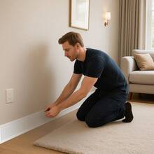 Duqi Flexible Wall Paneling - Self-Adhesive Vinyl Molding, 3.14 Inches High X 40 Feet Long, Easy Peel-And-Stick Installation, Durable PVC Suitable For Living Rooms, Kitchens, Offices, Garages - Modern Home Decor, Office Wall Design - Multicolor - View 8