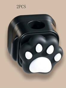 2个猫爪可爱线缆整理器，磁吸式桌面数据线支架，手机充电线夹 - 彩色 - 查看 10