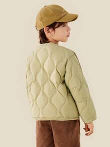 mini bala Kinder Daunenjacke, dreifach geschützt, leichte Jacke, Lagen oder Oberbekleidung, Winter 2025 - Khaki - Übersicht 3