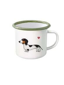 1PC Personalized Customized Dachshund White Mug, Customized Water Cup, Customized Coffee Cup, Customized Halloween, Christmas Gift, Iced Coffee Cup, 24 Dachshund Patterns To Choose From, Customized Iced Coffee Cup - Multicolor - View 52