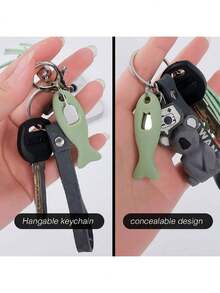 1pc Anti-Loss Sim Card Ejector, Keychain Pendant, Mobile Phone Chip Remover, Universal Mobile Phone Eject Tool Keychain Pendant.