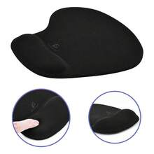 Mousepad Tapete Ergonómico Soporte Mano Gel Antideslizante - Negro - Ver 4