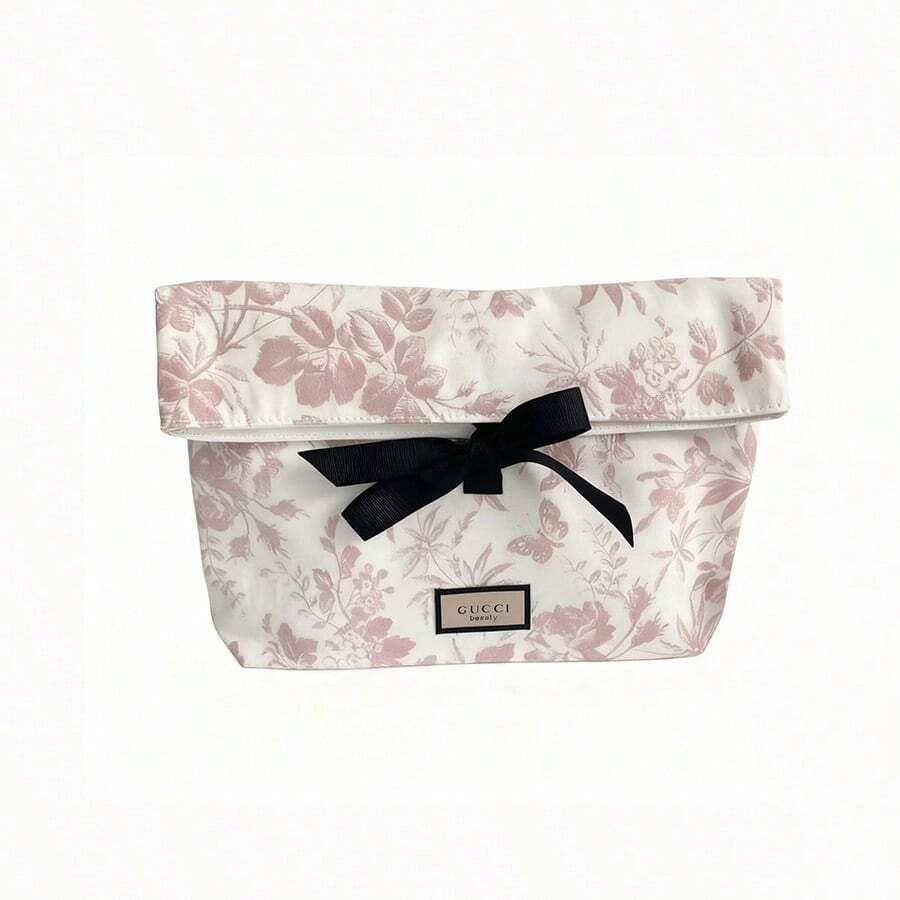 Gucci Floral Cosmetic Bag, Multi-Functional Large Capacity, Easy To Organize, Classify And Store Small Items, Fresh And Retro Style, A Thoughtful Gift Choice For Friends - Multicolor - View 1