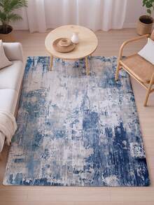 1pc Fashionable Gradient Color Indoor Decorative Rug, Faux Wool Plush Material Indoor Carpet, Living Room Rug, Sofa Rug, Bedroom Rug, Bedside Anti-Slip Mat, Dining Room & Kitchen Rug, Office Chair Pad, Entryway Doormat, Outdoor Picnic Mat, Outdoor Camping Blanket - Multicolor-11 - View 18