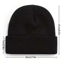 Dope Granny  A Stylish And Colorful Illustration Of A Fashionable Grandmother With Leopard Print Accessories Winter Beanie For Men Women Soft Warm Knit Hat Ski Stocking Cuffed Cap - 灰色 - 查看 2